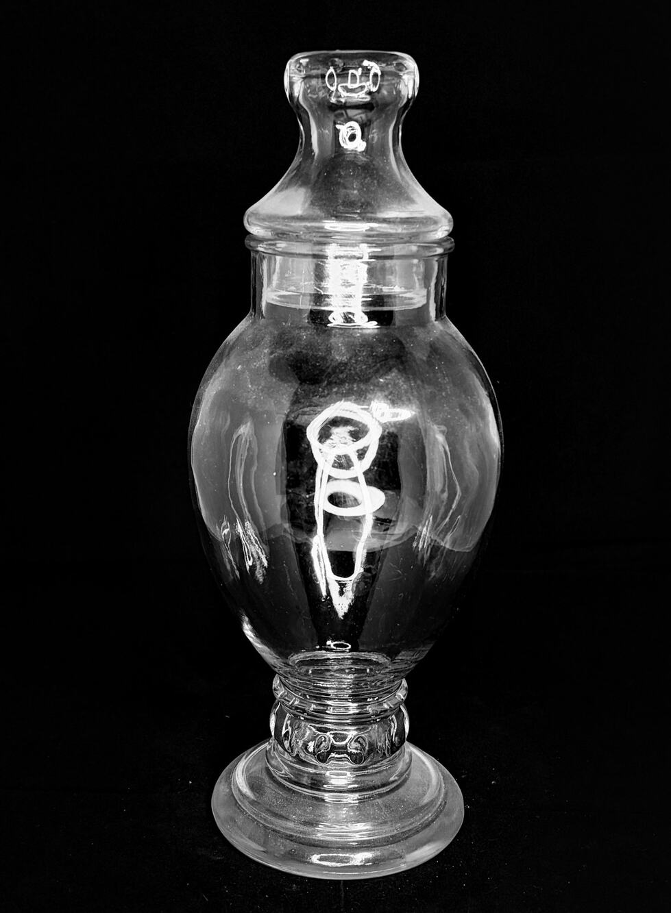 Glass Apothecary Candy Jar